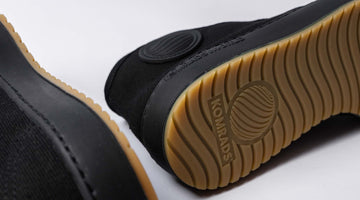 Recycled rubber, the sole of our products! - Komrads